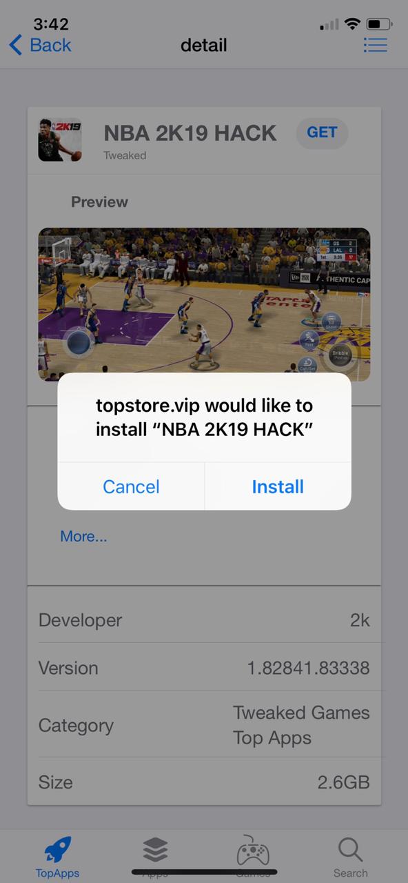 NBA 2K19 Hack Install on iOS - TopStore