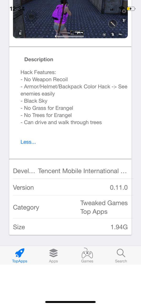 PUBG Mobile Hack on iOS(iPhone/iPad) - TopStore - No Jailbreak - 