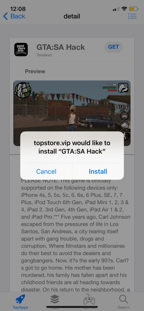 iNSTALL Grand Theft Auto San Andreas Hack