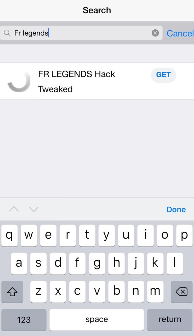Search FR Legends Hack iOS