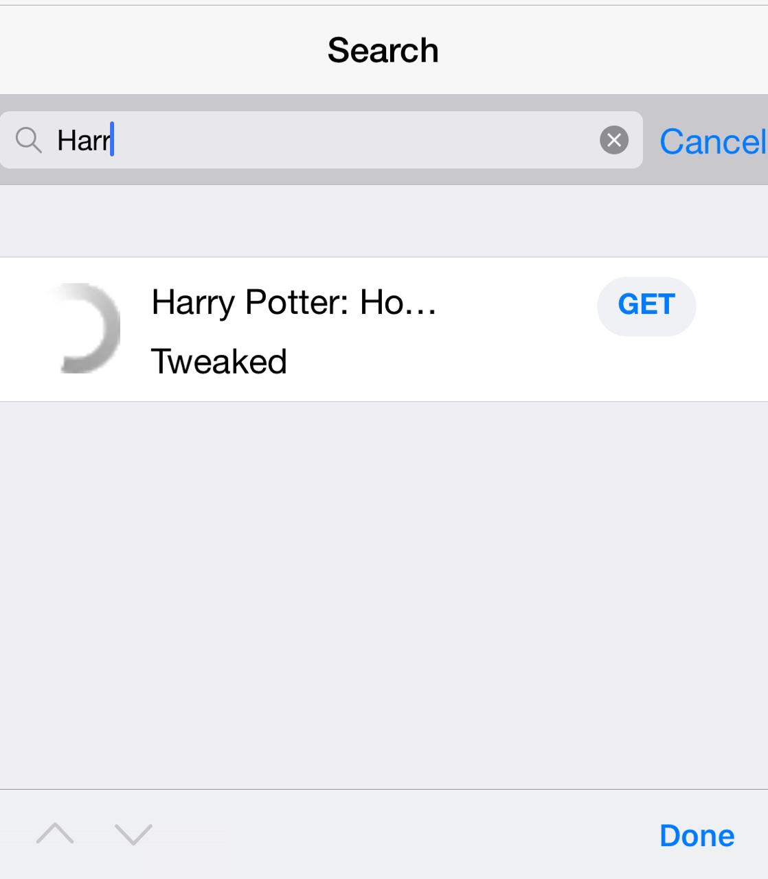 search harry potter Hack iOS