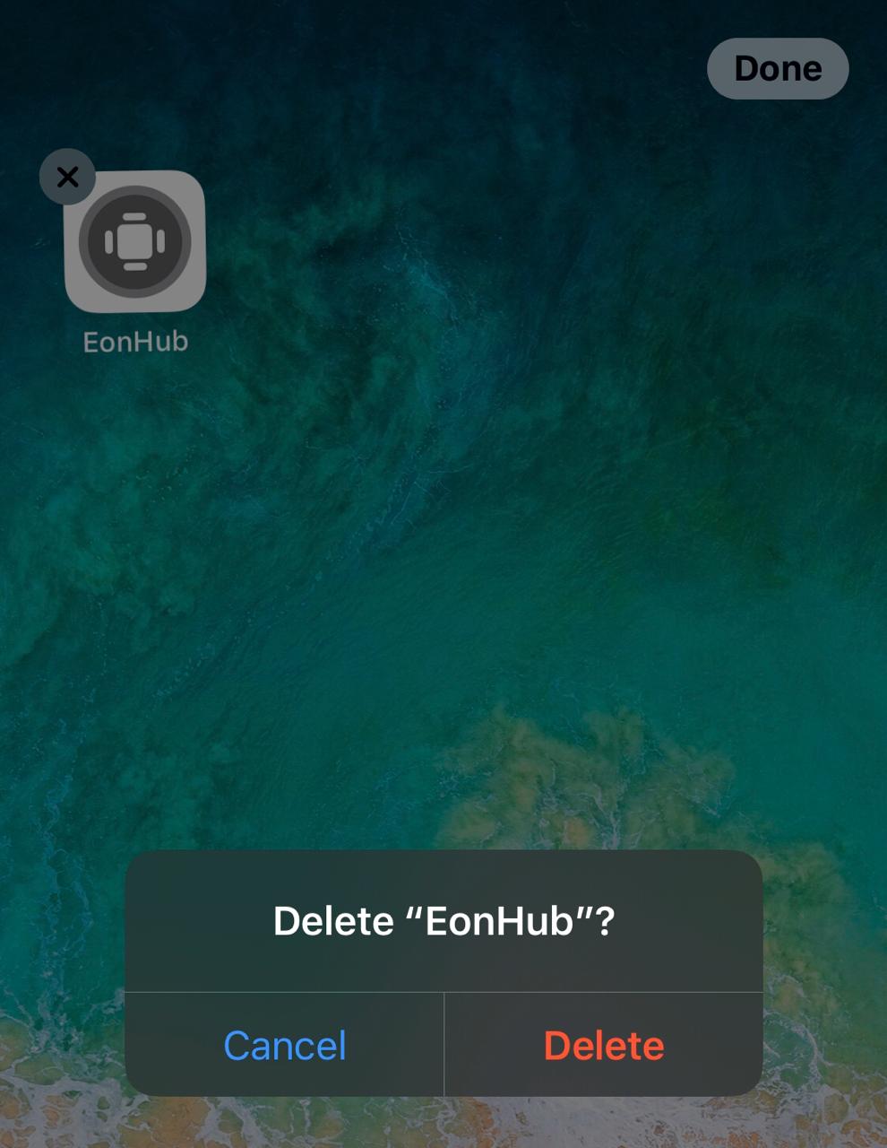 Delete Uninstall EonHub App