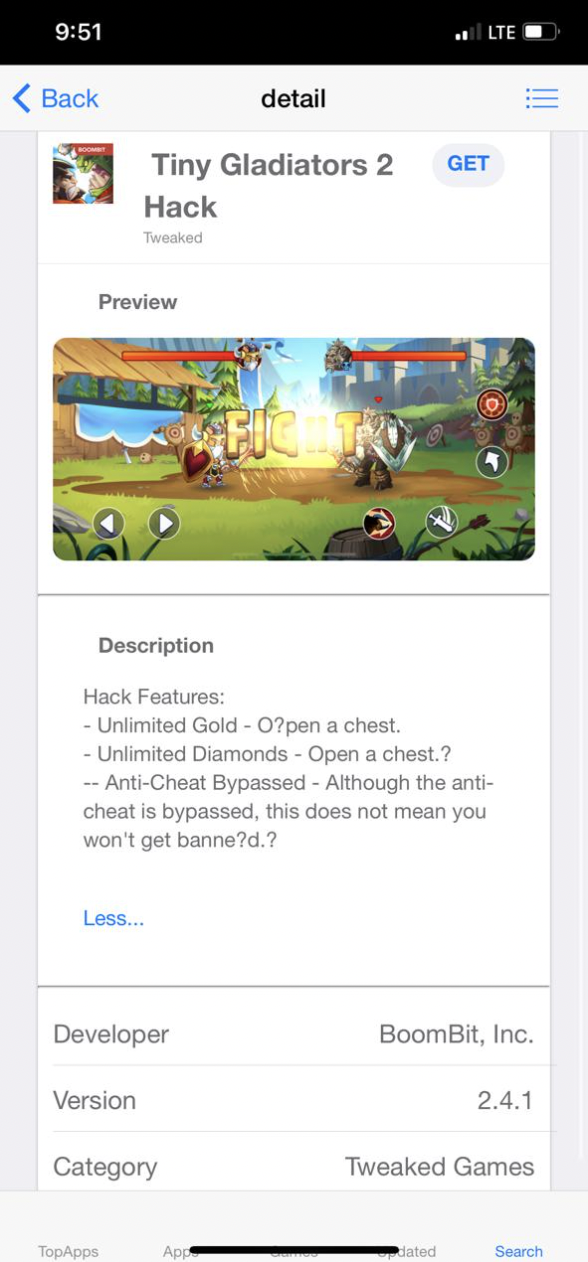 Install TinyGladiators 2 Game on iPhone and iPad