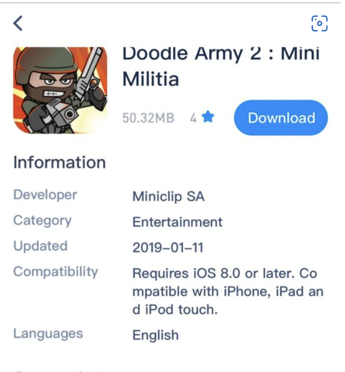 Download Doodle Army 2 - Mini Militia Hack Game on iOS