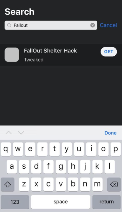 Search Fallout Shelter Mod iPhone