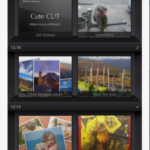 Video Organizer Feature in Cute CUT Pro App - iOS devices