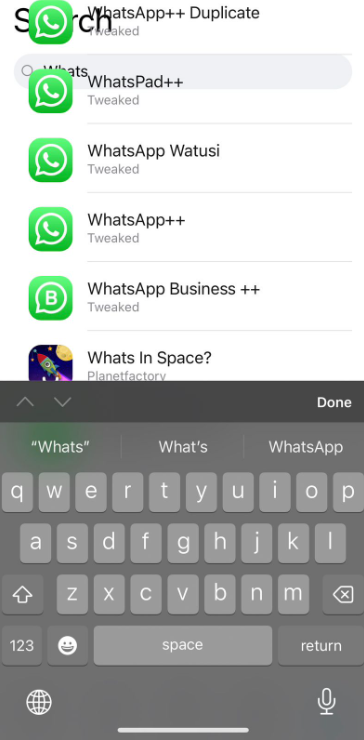 Whatspad++ on iOS