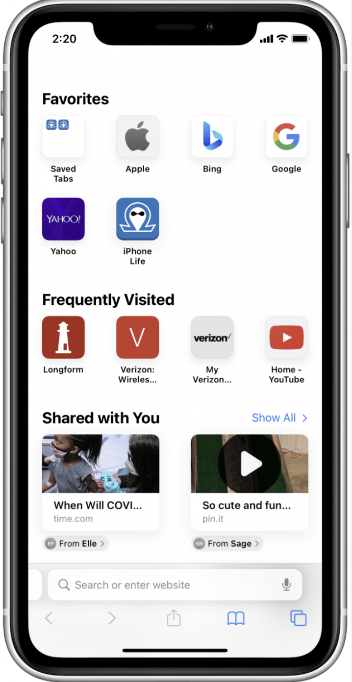 Launch Safari Browser iPhone - TopStore Download